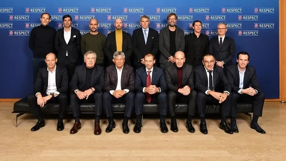 Слишком близко. Фонсека и Луческу встретились на Форуме элитных тренеров УЕФА