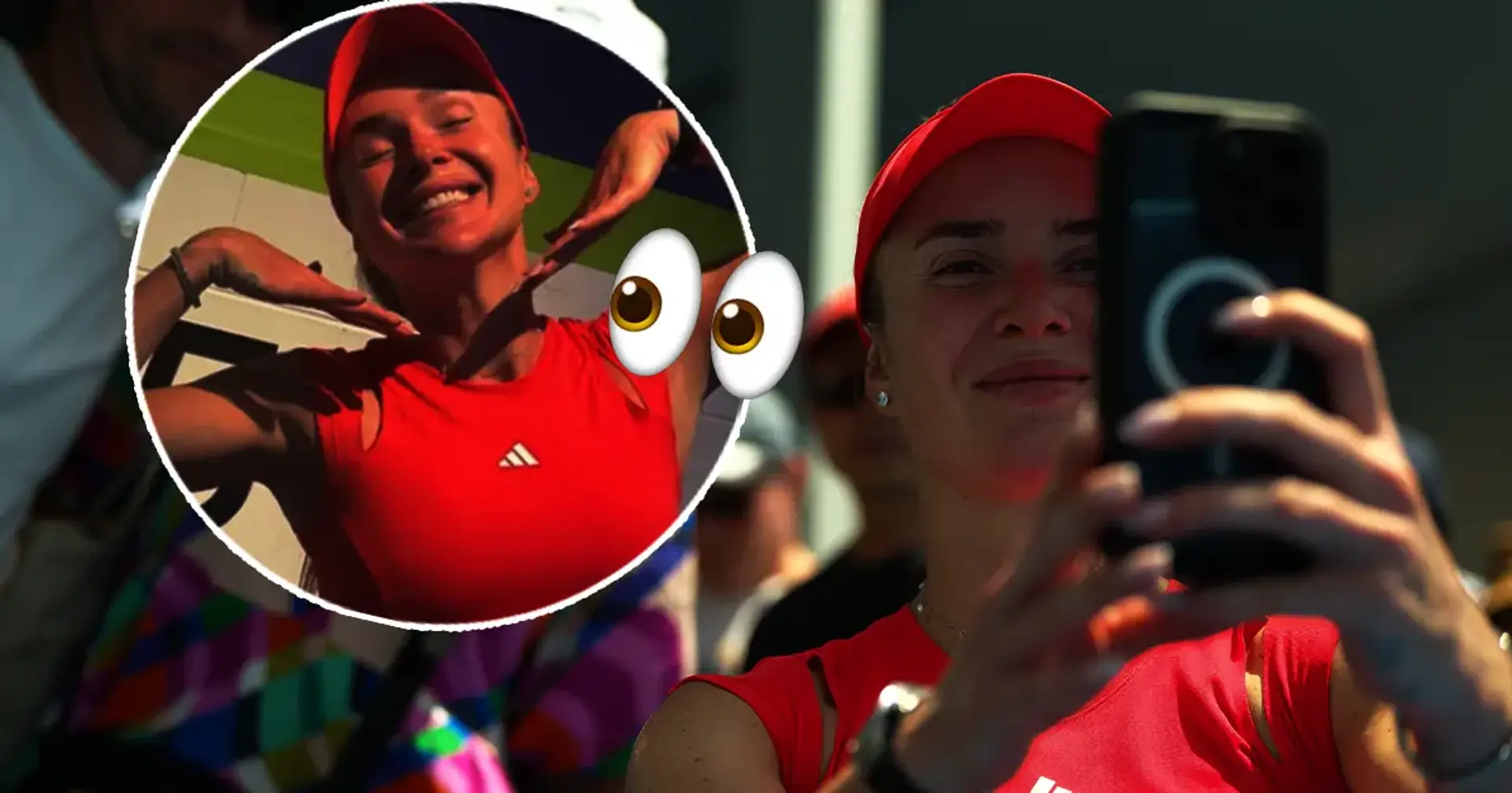☺️ Світоліна дуже мило відреагувала на свою соту перемогу на Grand Slam