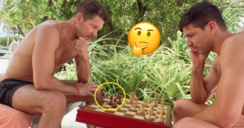 В мережі висміяли фото, де Сімеоне грає з сином в шахи без короля. Але не все так однозначно