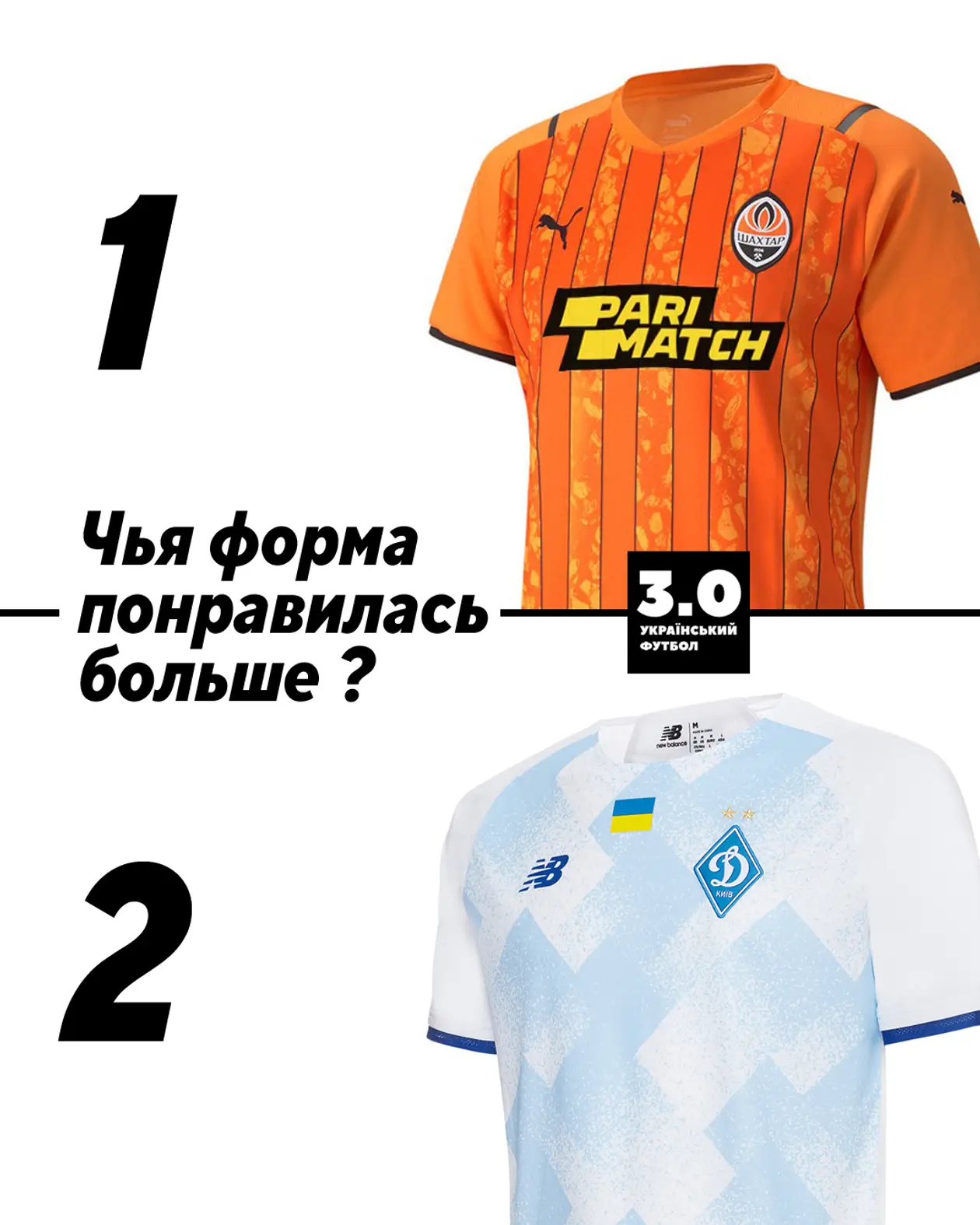 Чья новая форма все-таки лучше: «Динамо» или «Шахтера»?