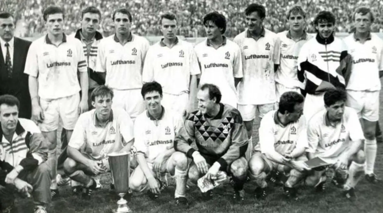 29 років тому «Динамо» вперше стало володарем Кубка України. У фіналі обіграли «Карпати» з Гусіним