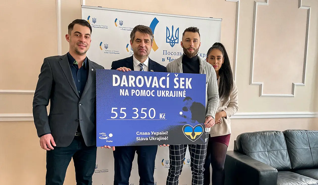 Чеські тенісисти підтримали Україну та перерахували призові кошти на потреби українського народу