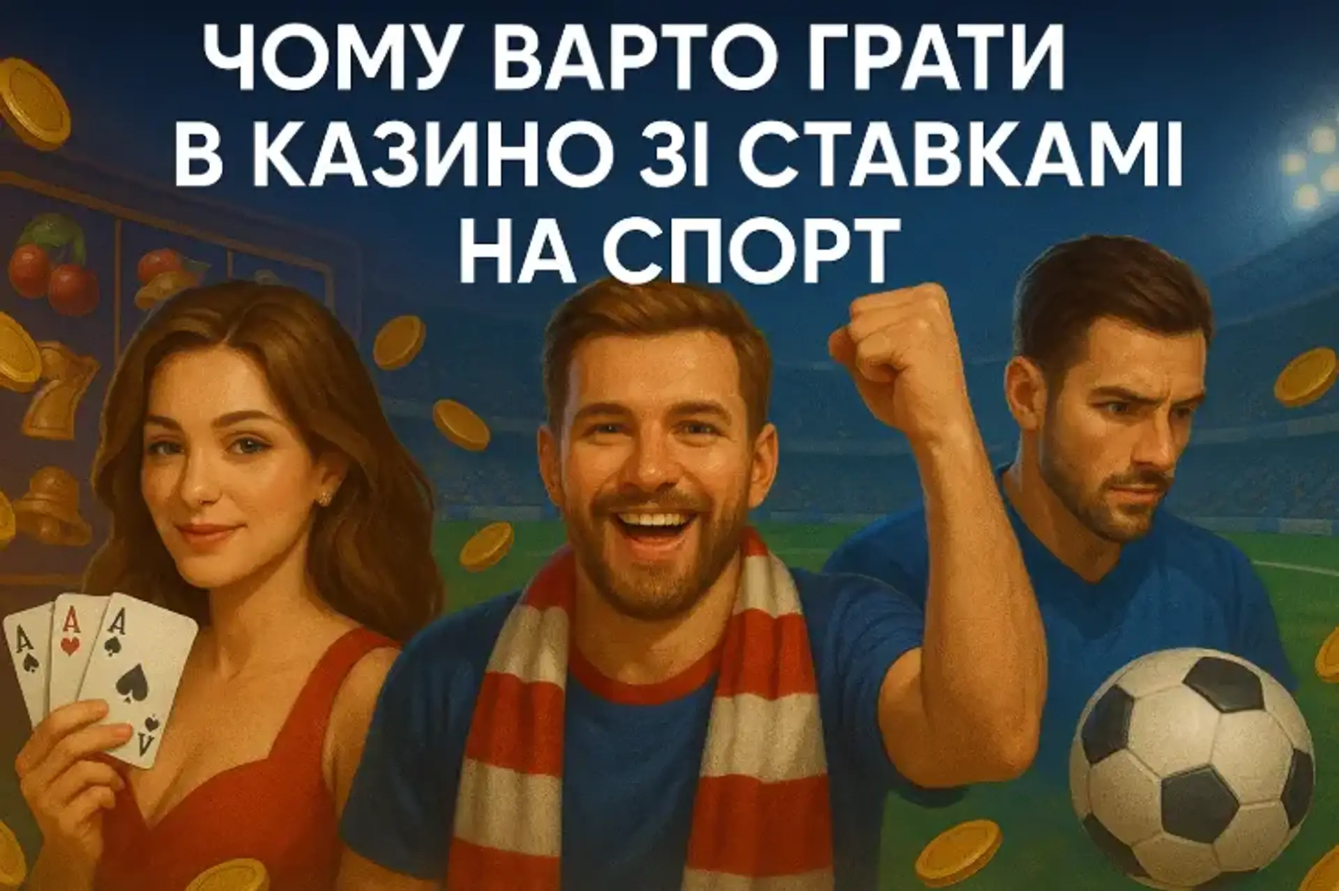 Чому краще грати у казино зі ставками на спорт