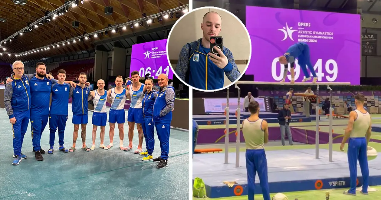 🇺🇦 Збірна України провела подіумне тренування на ЧЄ зі спортивної гімнастики 