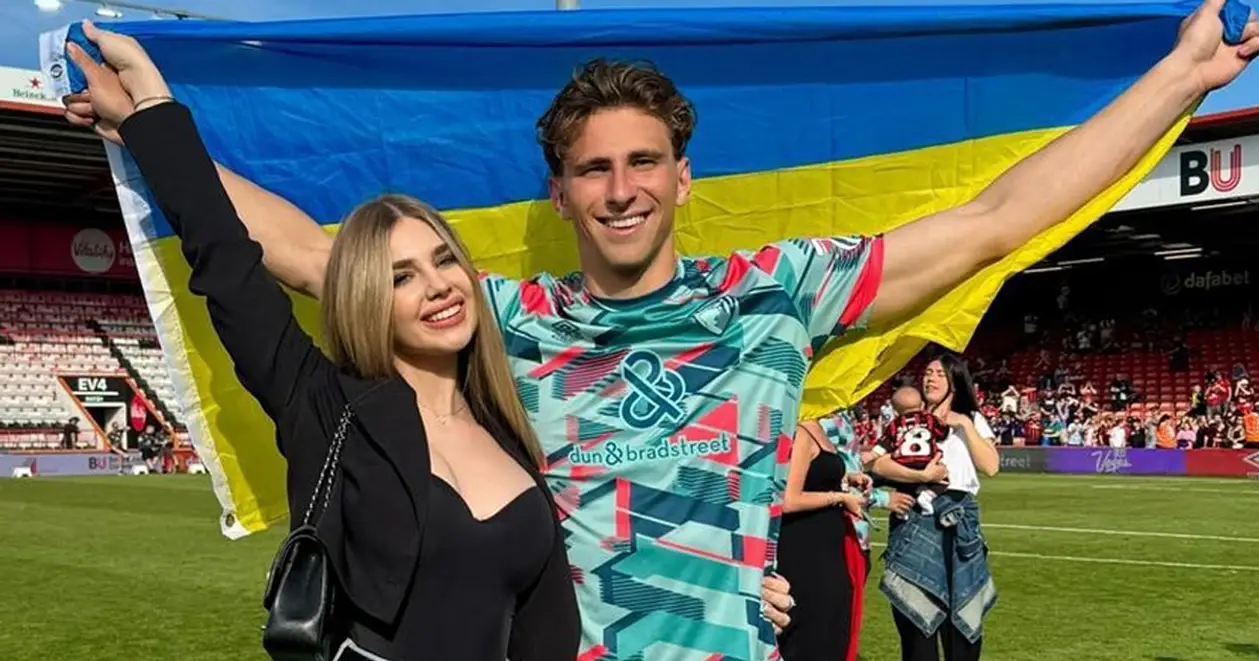 ❤️ Найважливіша підтримка: дружина Забарного виклала спільні фото після матчу «Борнмута»