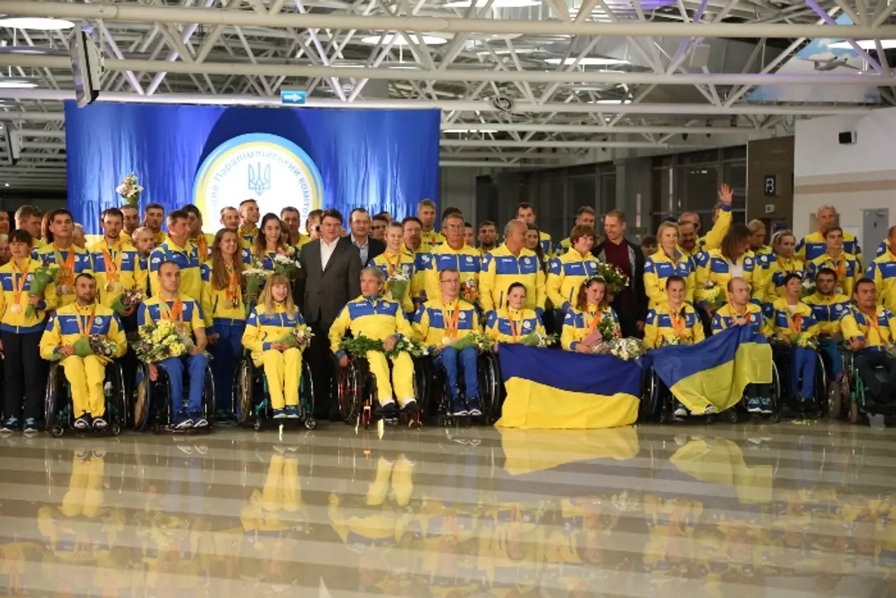 Как встречали украинских паралимпийцев на родине