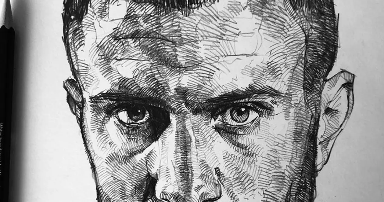 Портрет Ломаченко, нарисованный одним карандашом. Это настоящее искусство