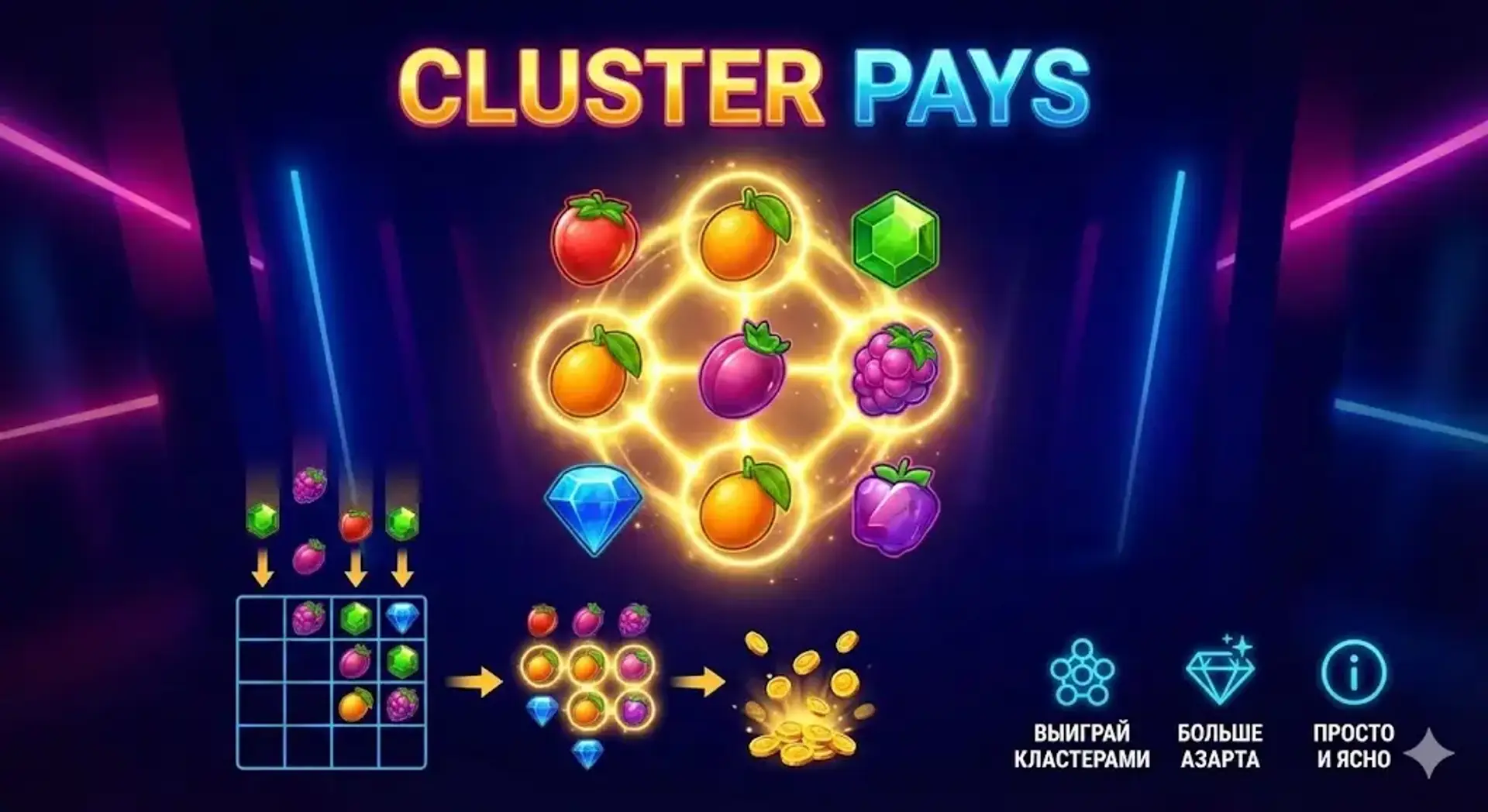 Cluster Pays in Casino Slots: як це працює і які переваги він пропонує
