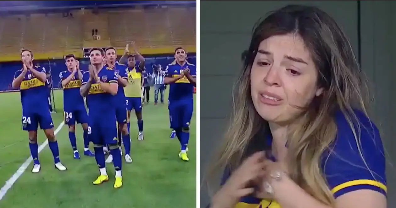 Игроки «Боки Хуниорс» посвятили победу дочери Марадоны. Она впервые пришла на футбол без отца