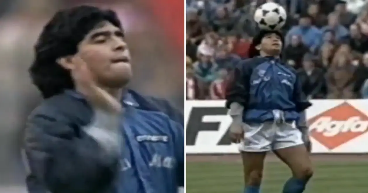 35 років тому Дієго Марадона видав найкращу розминку в історії футболу!