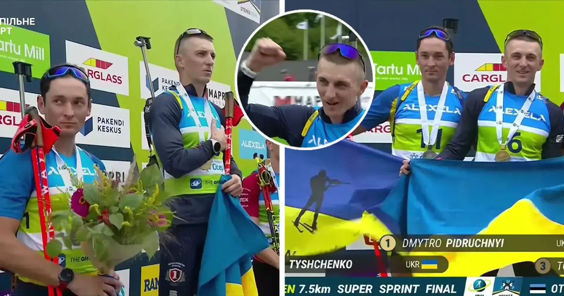 🇺🇦 Гордість! Яскраві кадри з нагородження Підручного та Тищенка на ЧС з літнього біатлону 