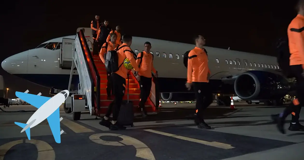 «Шахтар» прибув до Іспанії на матч із «Реалом» у ЛЧ (Відео)