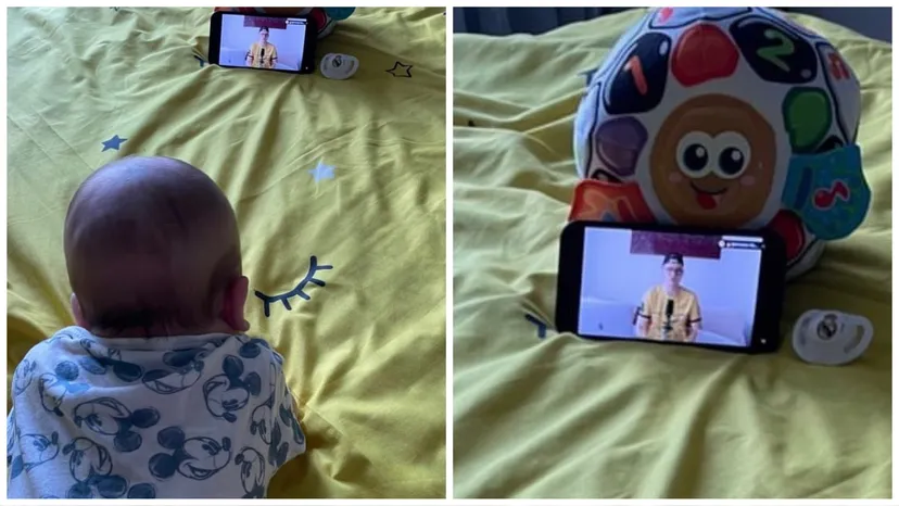 Здається, син Луніна полюбляє дивитися ролики на каналі TRIBUNA FOOTBALL. Дружина футболіста поділилася милим фото