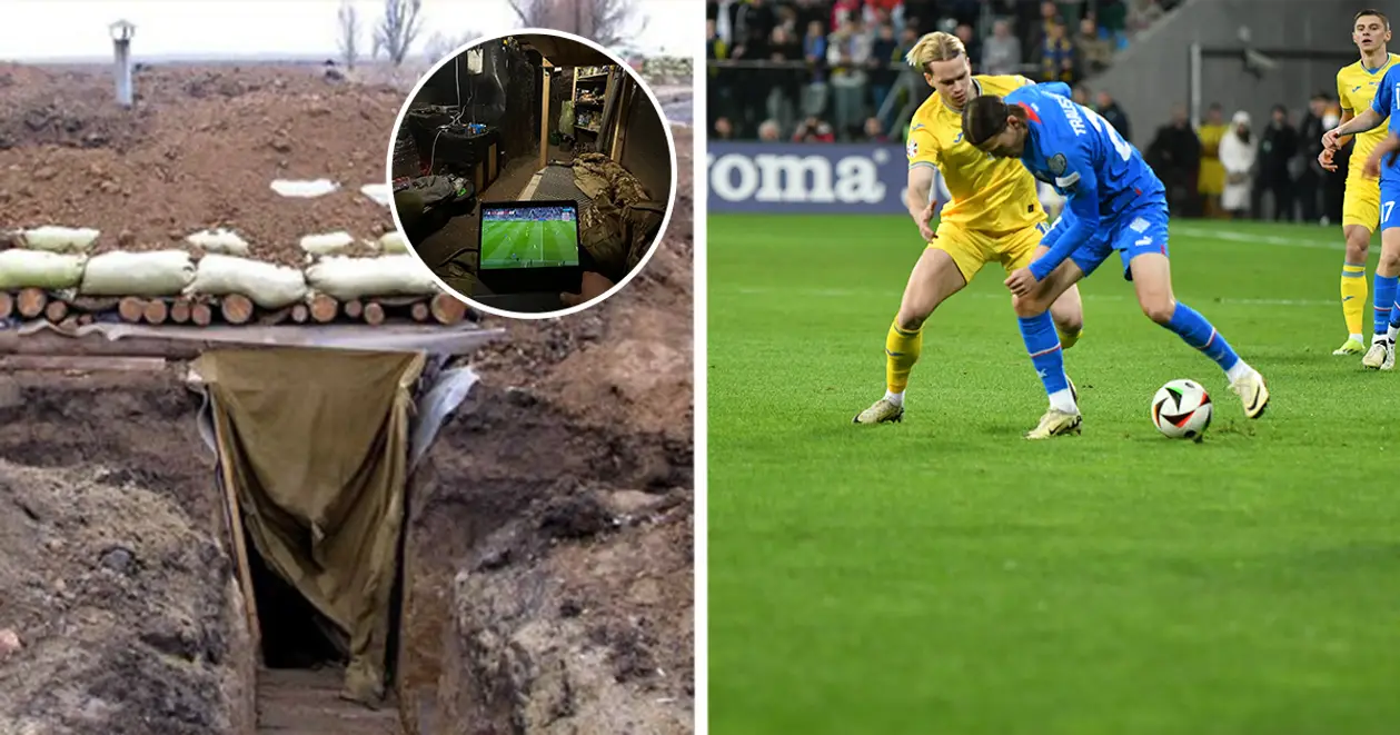 Футбол на війні: воїн ЗСУ поділився світлиною з перегляду матчу Україна – Ісландія