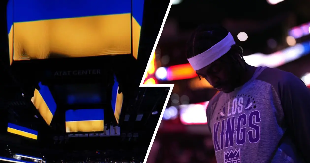 Украинские флаги – снова на матче НБА. Теперь в Сан-Антонио