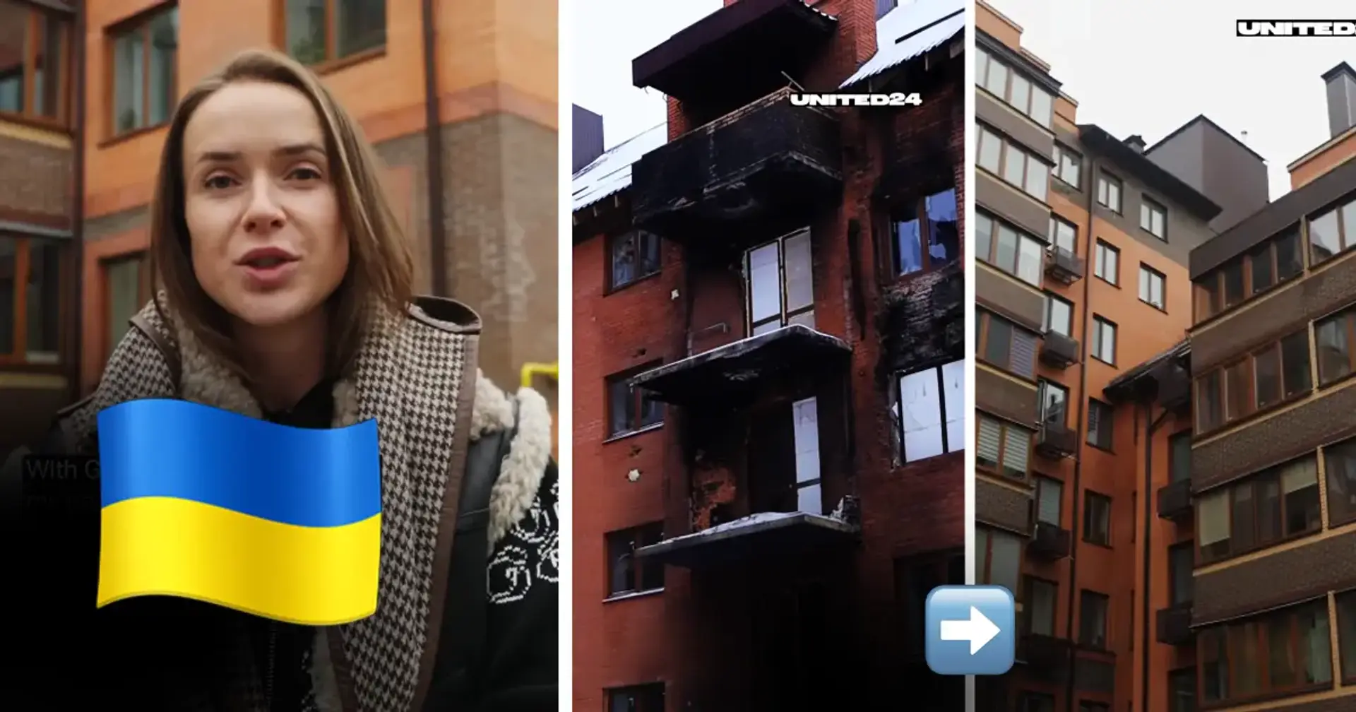 В Ірпені відновили пошкоджену росіянами багатоповерхівку, на яку Світоліна та United24 збирали донати