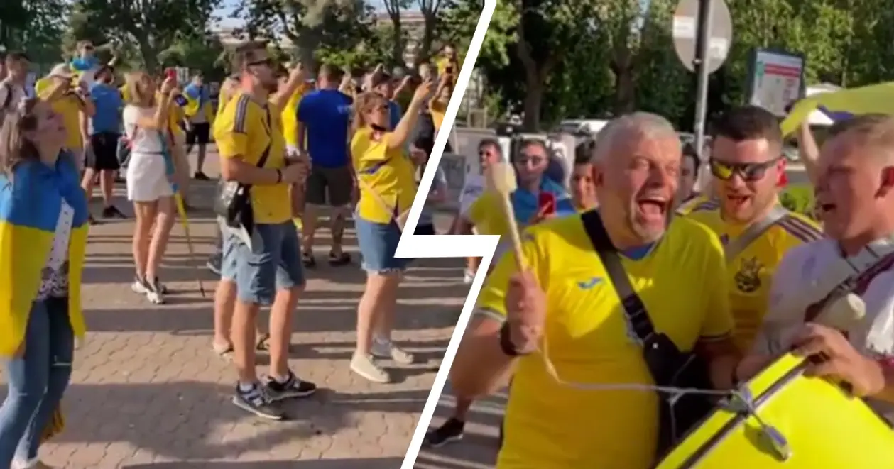 «Слава Україні – Героям слава!» Українських вболівальників чутно у Римі