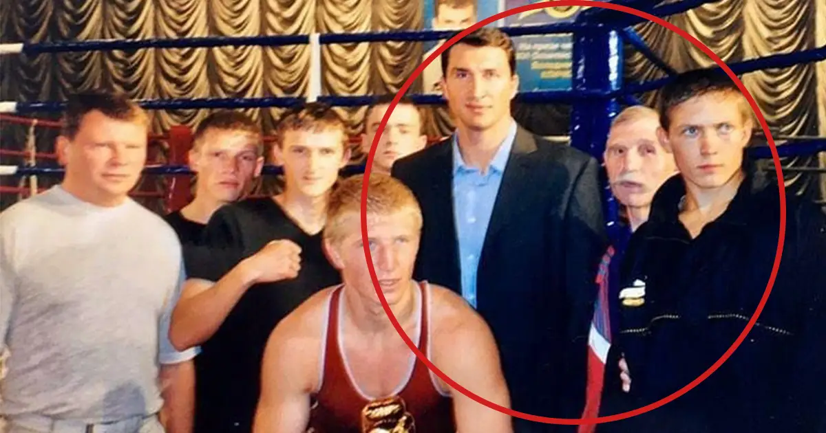 Такого фото вы еще не видели: молодой Кличко и совсем юный Усик на соревнованиях