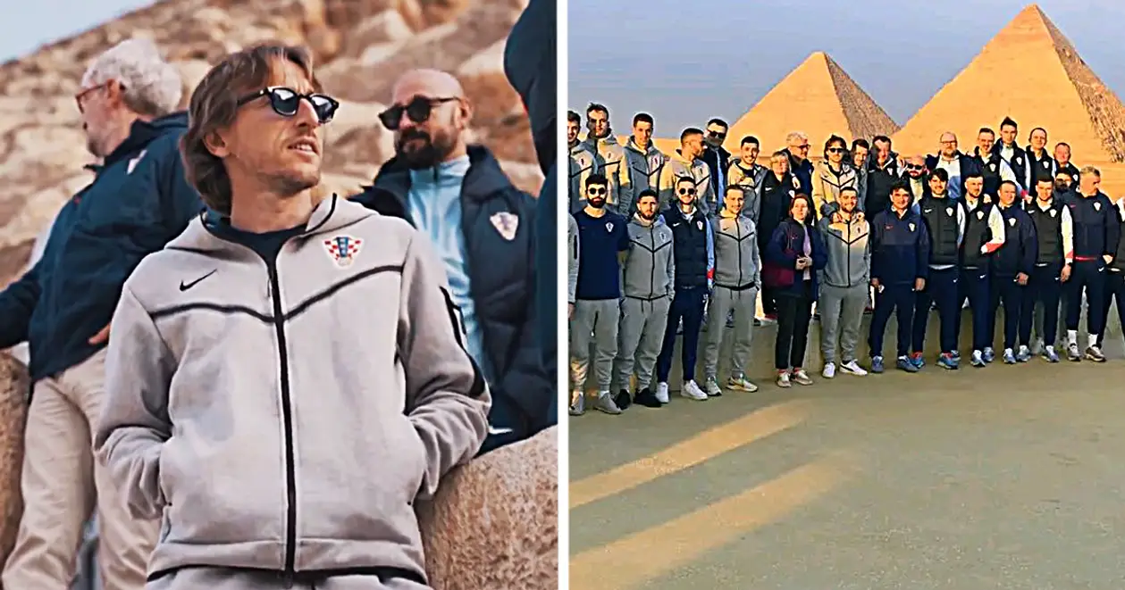 Модрич разом із партнерами по збірній відвідали єгипетські піраміди 
