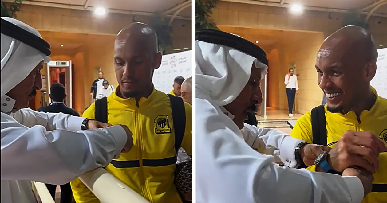🤩 Оце так подарунок! Фабіньйо отримав годинник від саудівського журналіста за гру проти «Аль-Раеда»