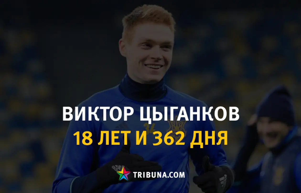 11 самых молодых дебютантов сборной Украины