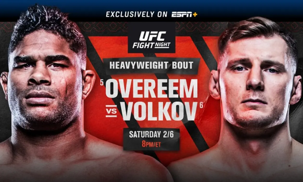 Прямая трансляция — UFC Vegas 18: Волков — Оверим