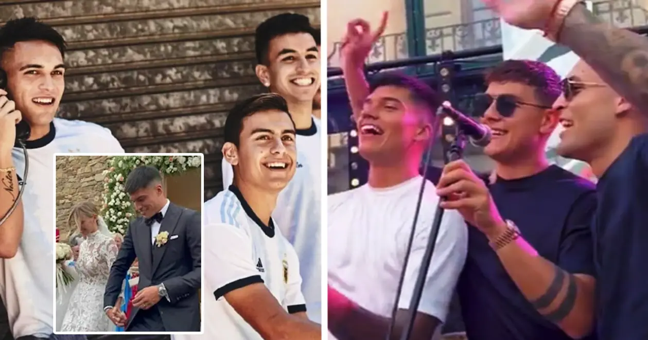 🤩 Талановиті люди – талановиті в усьому: гравці збірної Аргентини заспівали на весіллі у Хоакіна Корреа (ВІДЕО)