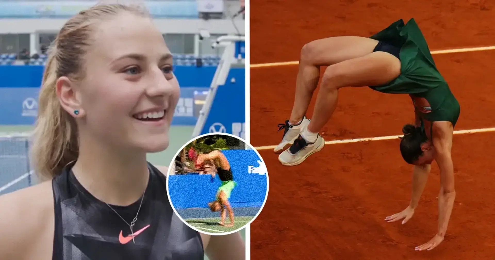 Костюк повернула своє фірмове сальто – Марта вже вражала вправою на корті