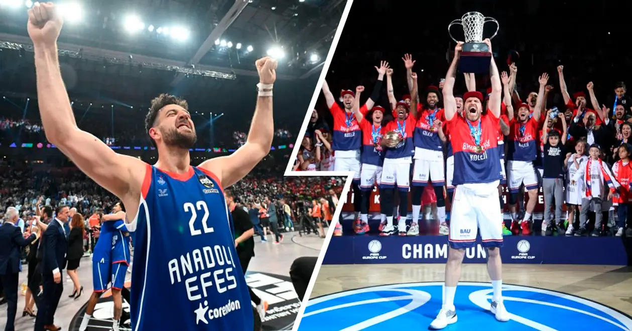 Потужний сезон турецьких клубів: вони виграли два з чотирьох баскетбольних єврокубків та були у фіналі третього