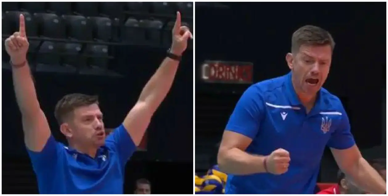 Кайфовые эмоции тренера украинской сборной после победы над черногорцами